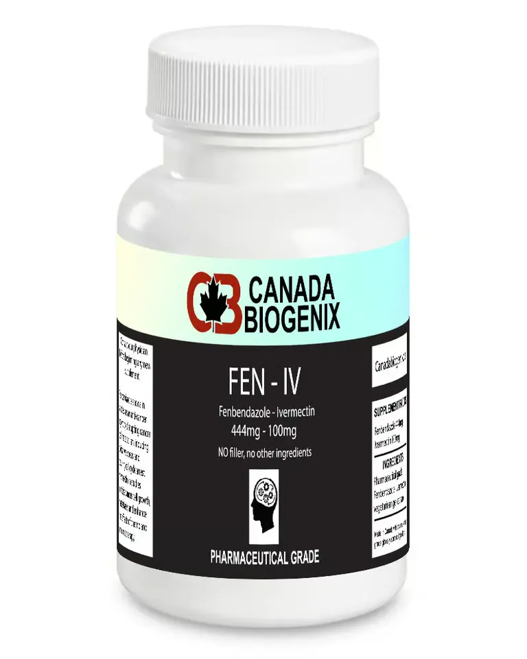 Fenbendazole 444 mg and Ivermectin 100 mg research combination from Canada Biogenix